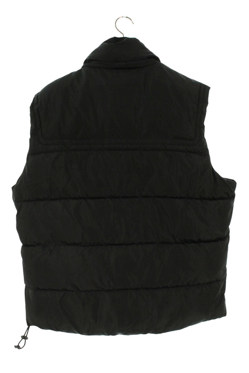 DIESEL Rubber Logo Padded Vest Black Size L