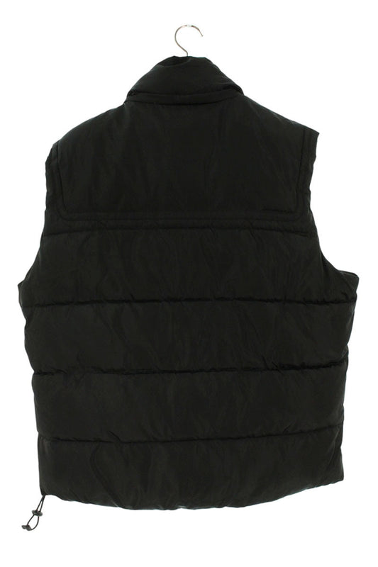 DIESEL Rubber Logo Padded Vest Black Size L