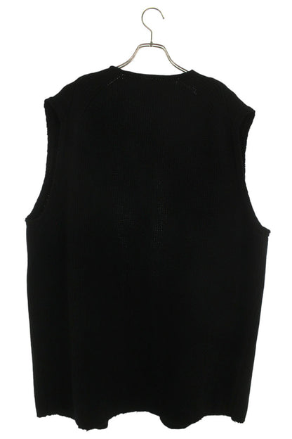 Lea Boberg Wool Knit Vest Black Size XXL