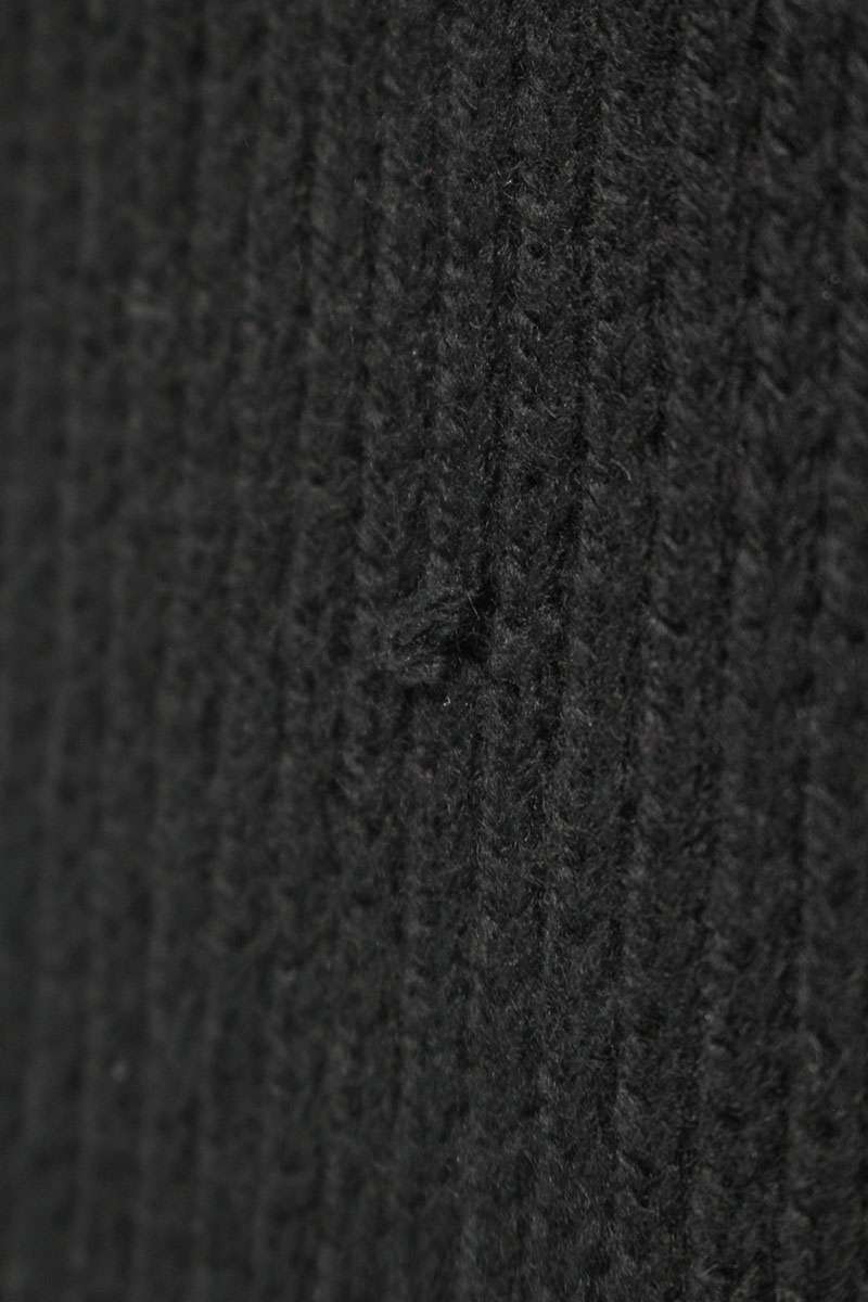 Lea Boberg Wool Knit Vest Black Size XXL