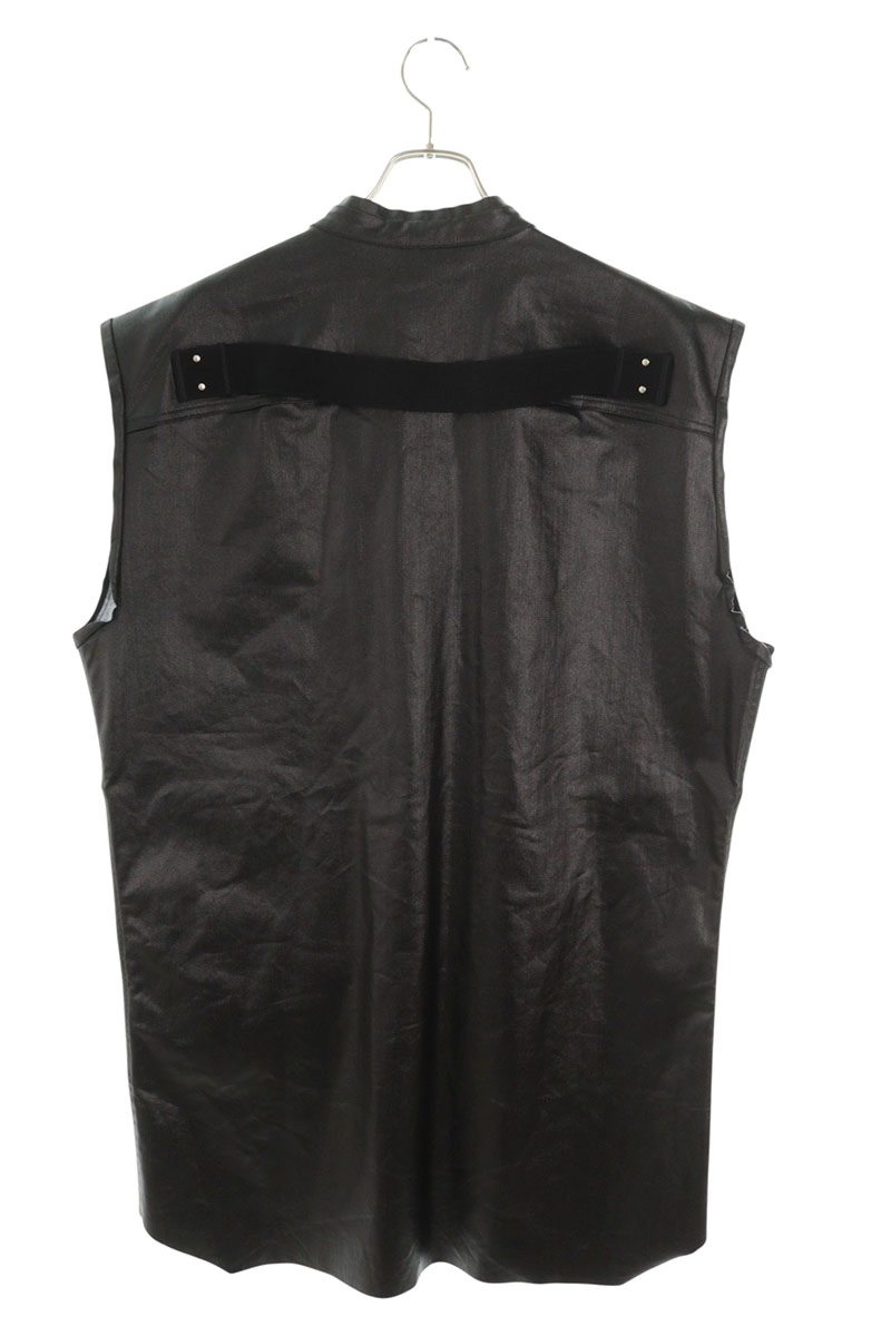 Rick Owens 24SS Cutout Outer Shirt Vest Black Size S
