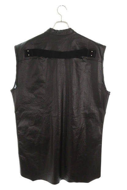Rick Owens 24SS Cutout Outer Shirt Vest Black Size S