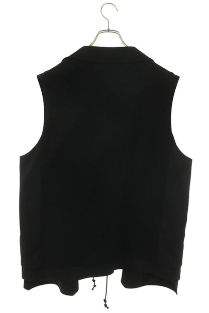 GroundY 21AW Wool Work Jacket Vest Black Size L