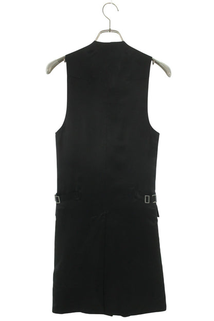Dior HOMME 07AW Wool Mohair Long Vest Black Size 38