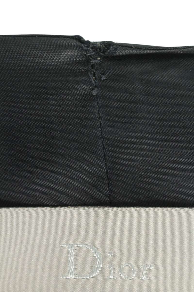 Dior HOMME 07AW Wool Mohair Long Vest Black Size 38