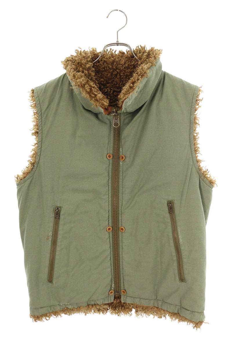 kolor 25AW Reversible Damaged Fur Vest Multi Size M