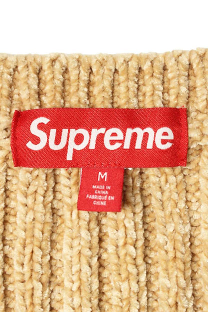 Supreme 24AW Chenille Sweater Vest Beige Size M