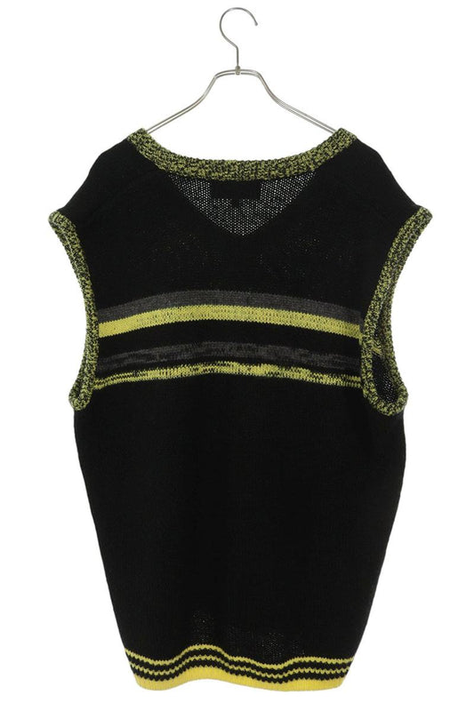 RAF SIMONS Pin V-Neck Knit Vest Multi Size XL