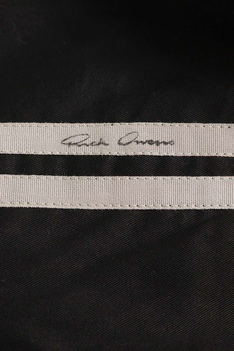 Rick Owens AW25 Leather Cargo Vest Black Size S