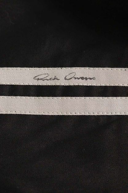 Rick Owens AW25 Leather Cargo Vest Black Size S