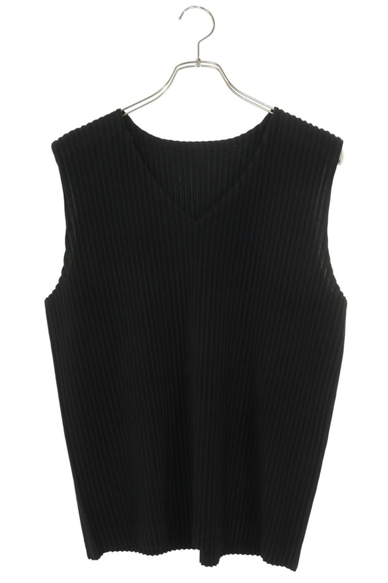 ISSEY MIYAKE PLEATS PLEASE Pleated Vest Black Size M