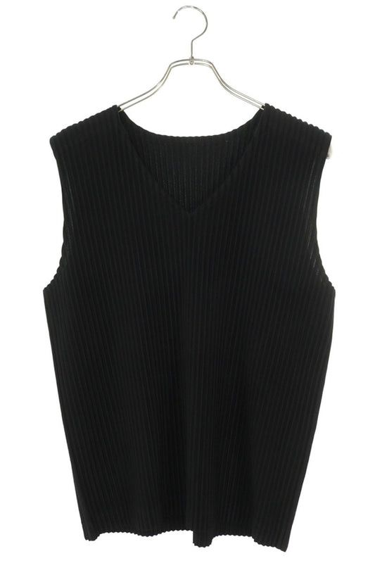ISSEY MIYAKE PLEATS PLEASE Pleated Vest Black Size M