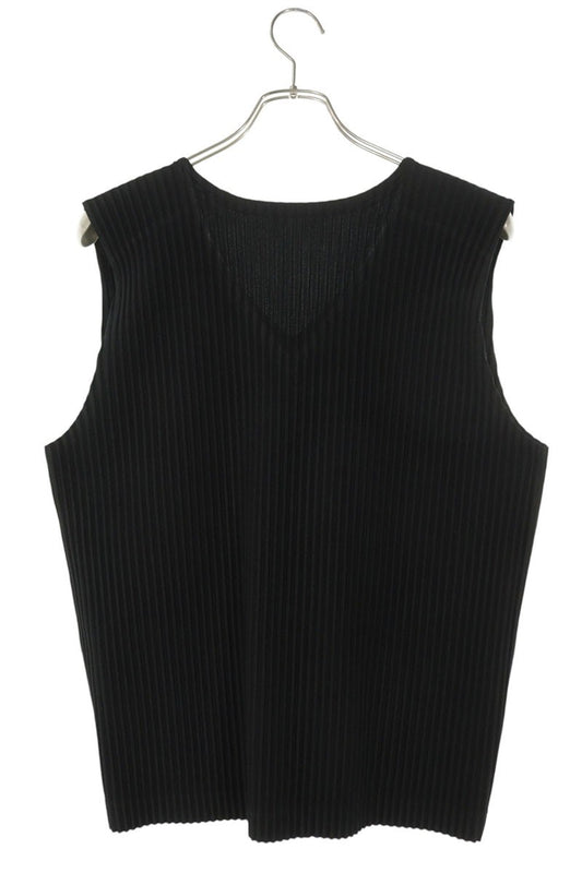 ISSEY MIYAKE PLEATS PLEASE Pleated Vest Black Size M