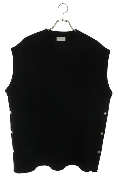 THE RERACS 22FW Side Open V-Neck Cashmere Vest Black Size L