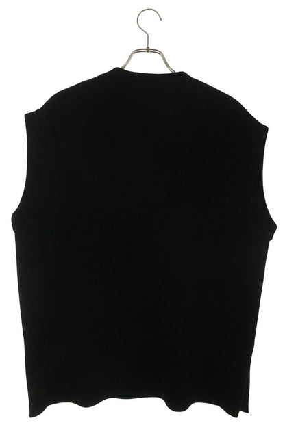 THE RERACS 22FW Side Open V-Neck Cashmere Vest Black Size L