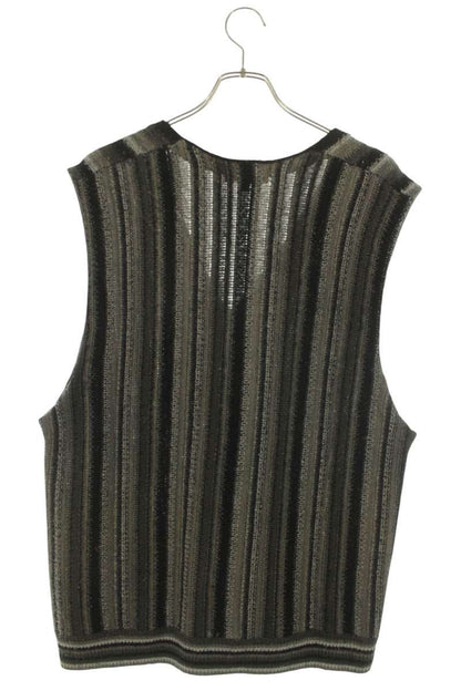 SUPREME 21SS Stripe Zip Knit Sweater Vest Multi Size L