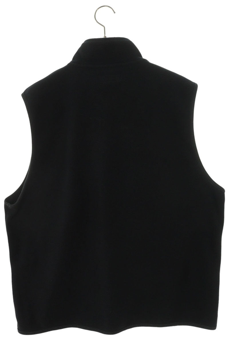 GOD SELECTION XXX Logo Embroidered Fleece Vest Black Size L