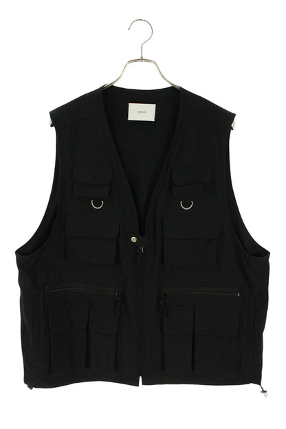stein 24SS Nylon Multi-Pocket Vest Black Size M