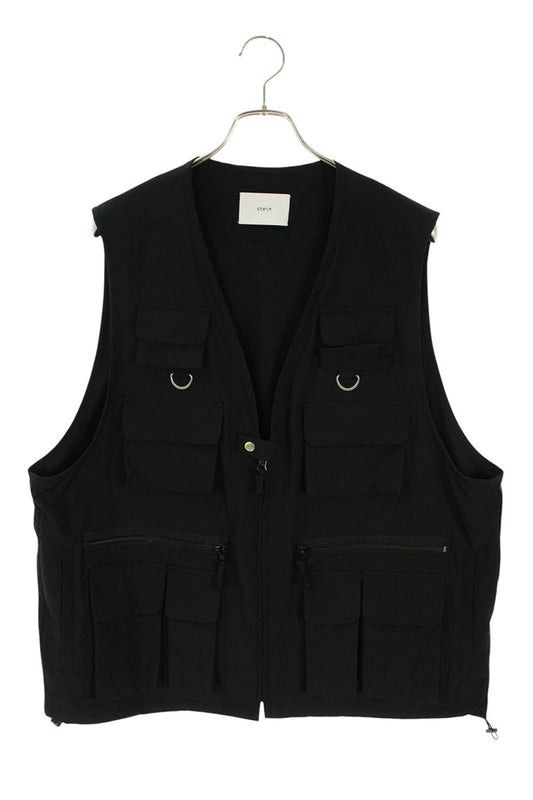 stein 24SS Nylon Multi-Pocket Vest Black Size M