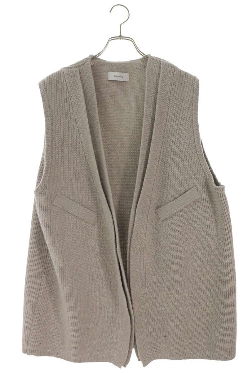 Lea Boberg Wool Knit Vest Gray Size XXL