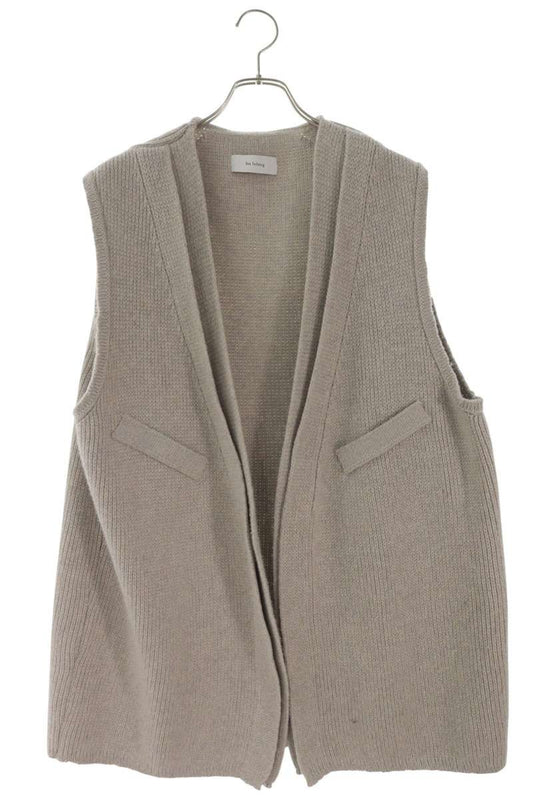 Lea Boberg Wool Knit Vest Gray Size XXL