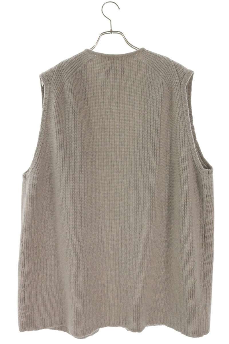 Lea Boberg Wool Knit Vest Gray Size XXL