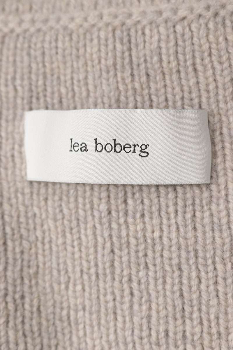 Lea Boberg Wool Knit Vest Gray Size XXL