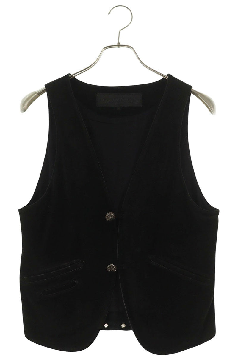 Chrome Hearts Cross Button Leather Vest Size M