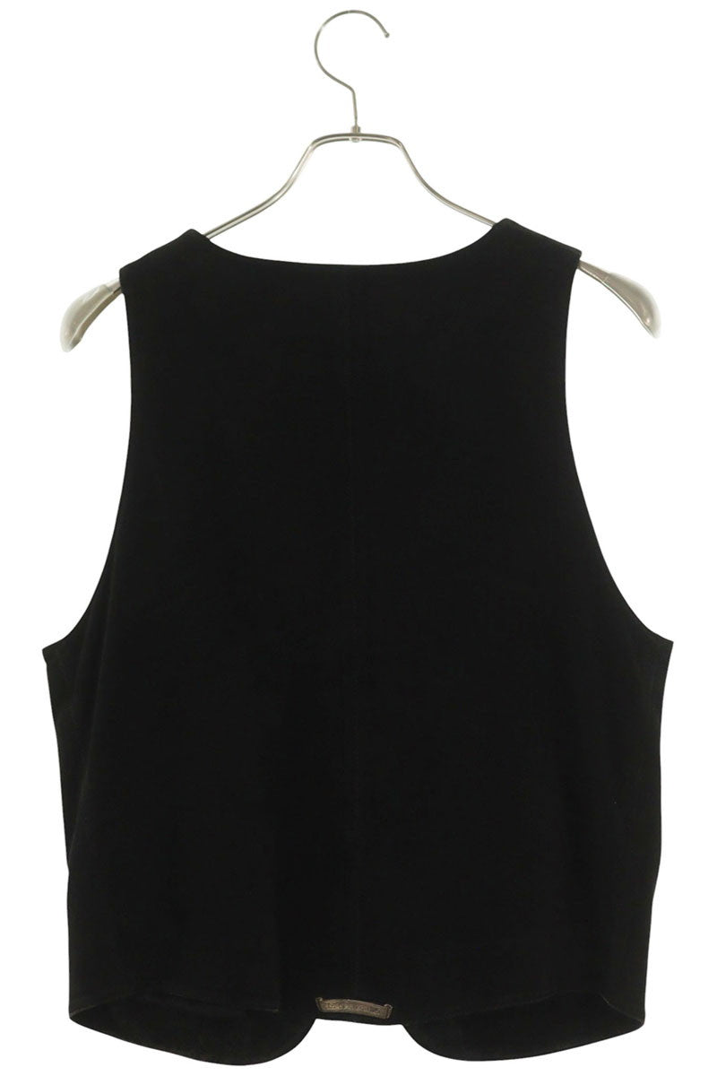 Chrome Hearts Cross Button Leather Vest Size M