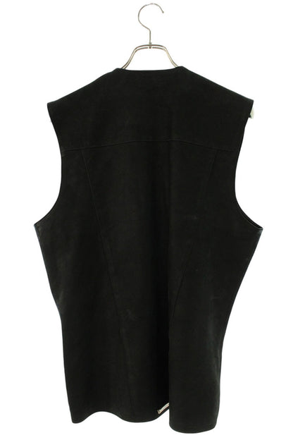 Chrome Hearts Zip Up Leather Vest Size L