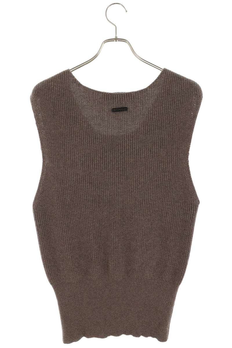 SHOOP Cashmere Blend Knit Vest Gray Size M