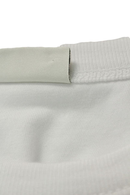 DRIES VAN NOTEN White Power Shoulder Vest Cotton Size S