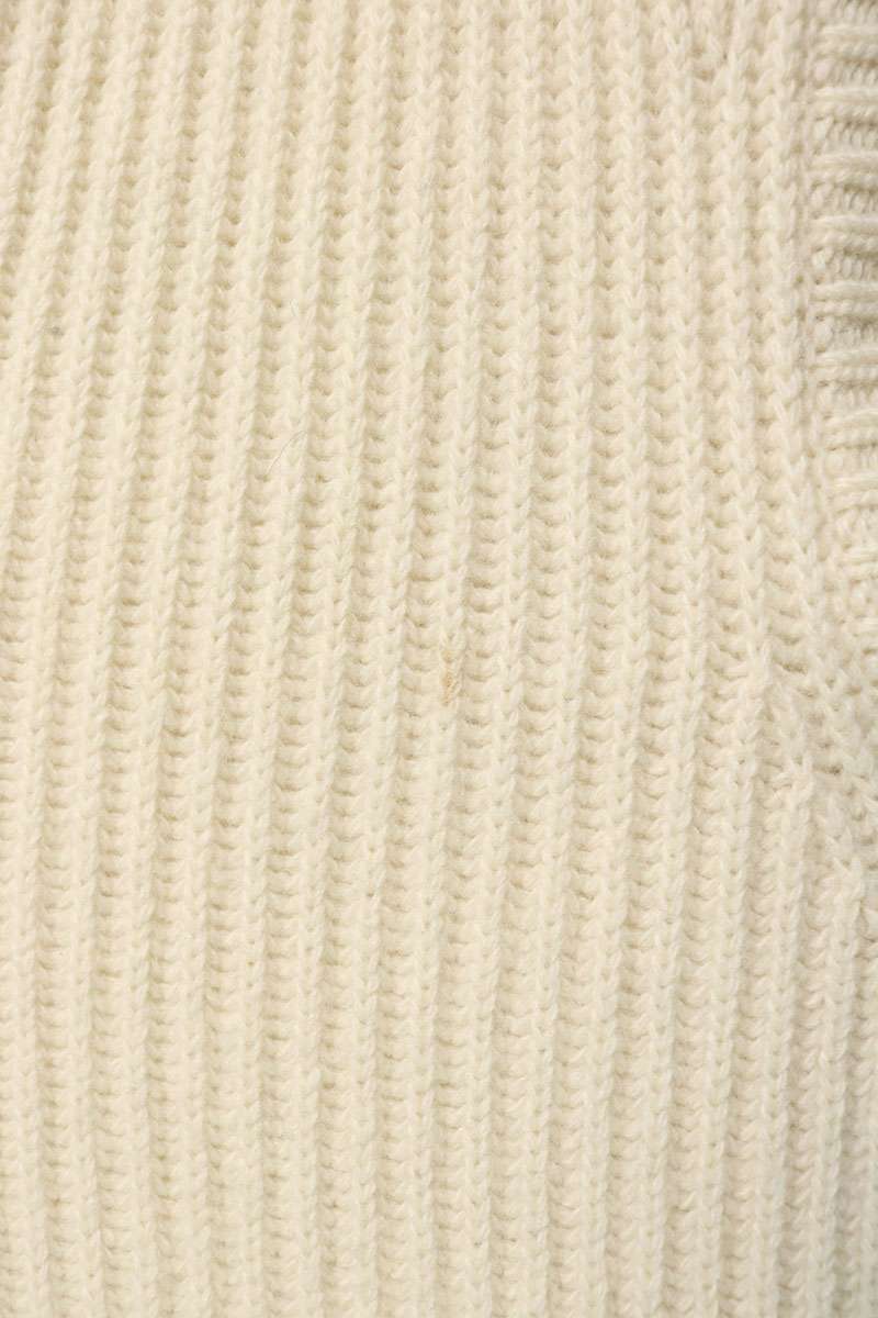 PRADA Cashmere Wool Oversized V-Neck Vest White Size 50