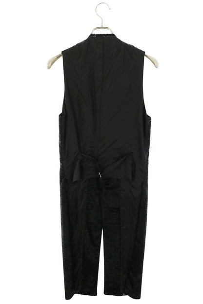 COMME des GARCONS Nylon Panel Long Vest Black Size S
