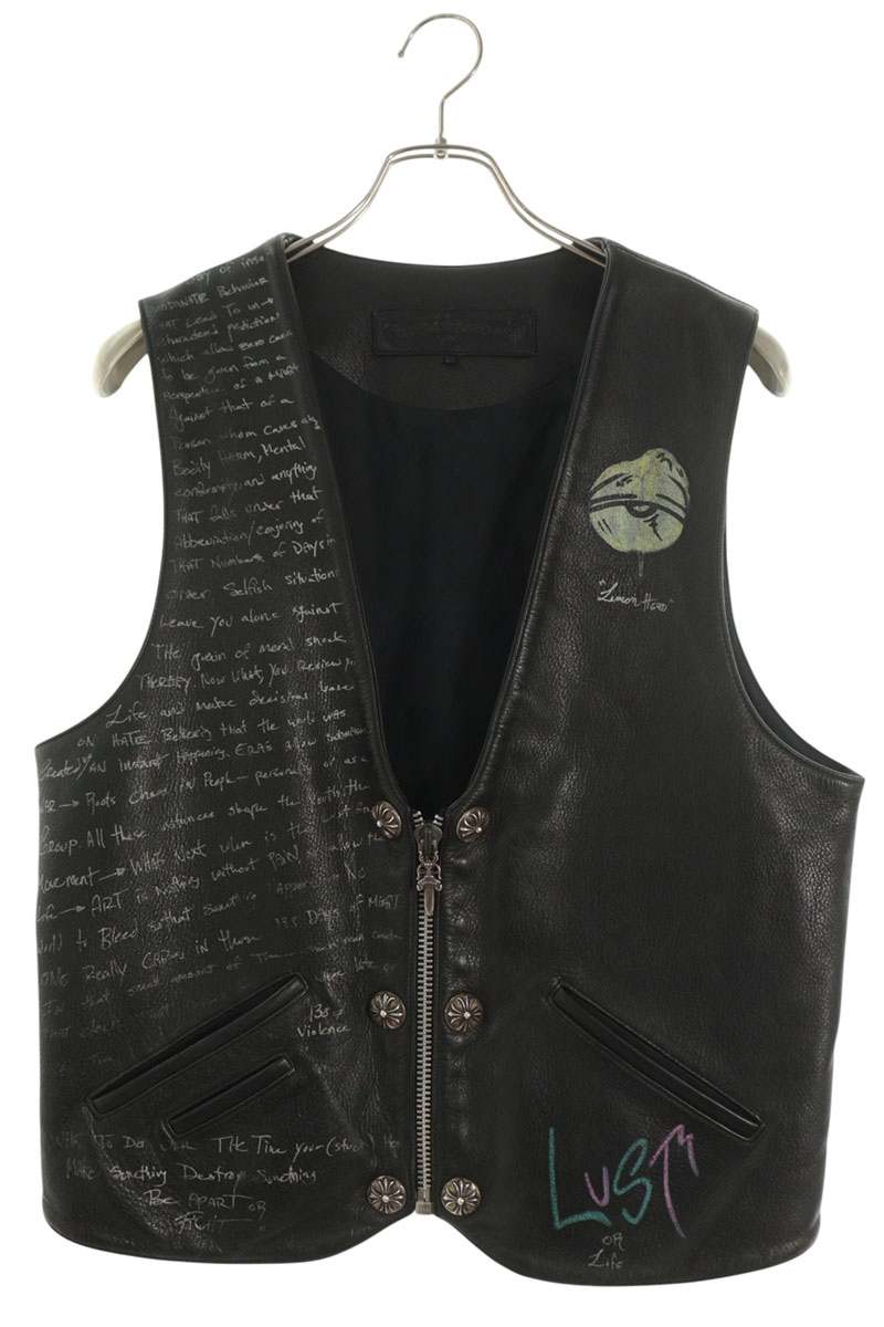 Chrome Hearts MATTY BOY Cross Ball Button Vest Multi Size L