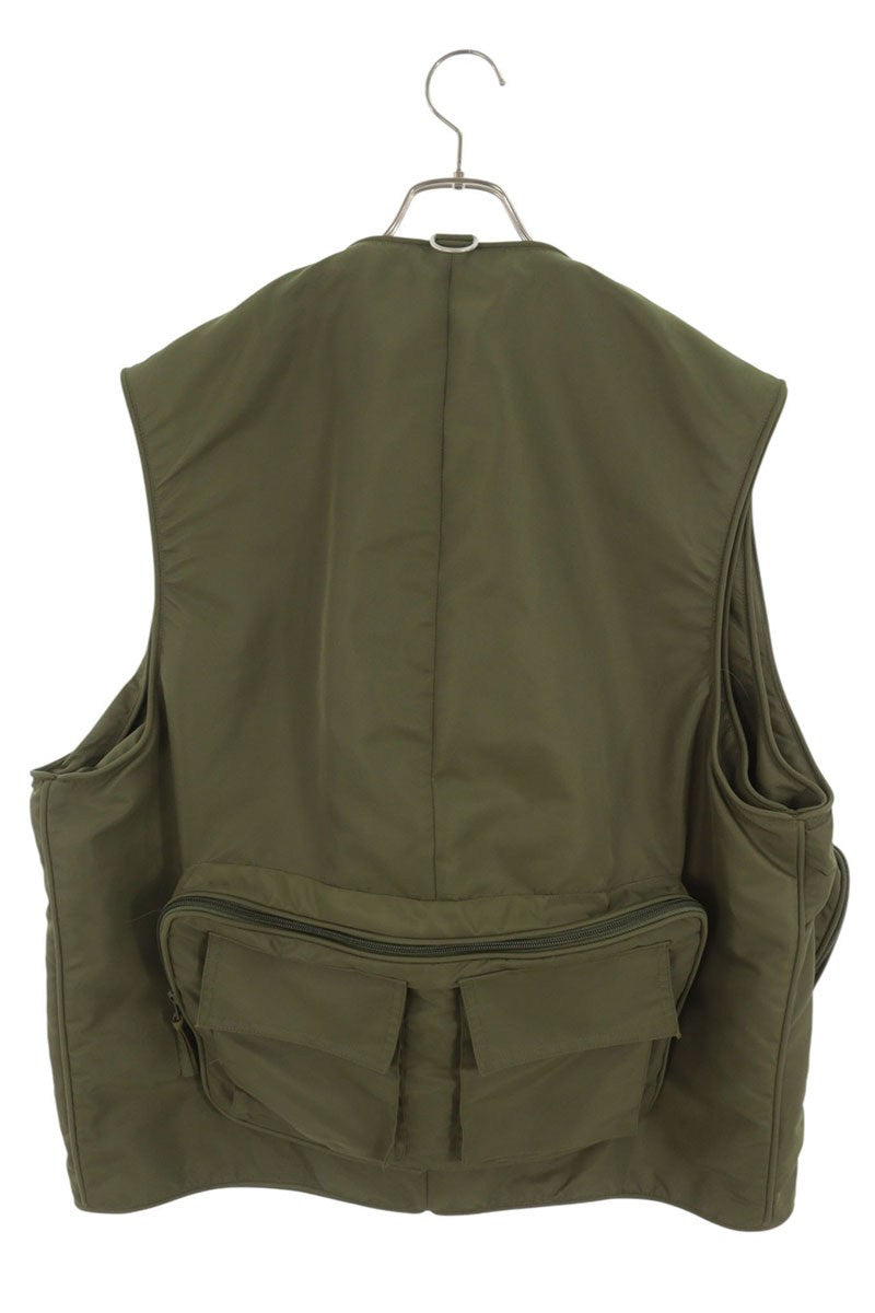 HED MAYNER Khaki Nylon Multi-Pocket Cargo Vest Size M
