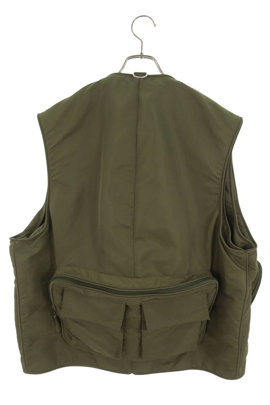 HED MAYNER Khaki Nylon Multi-Pocket Cargo Vest Size M