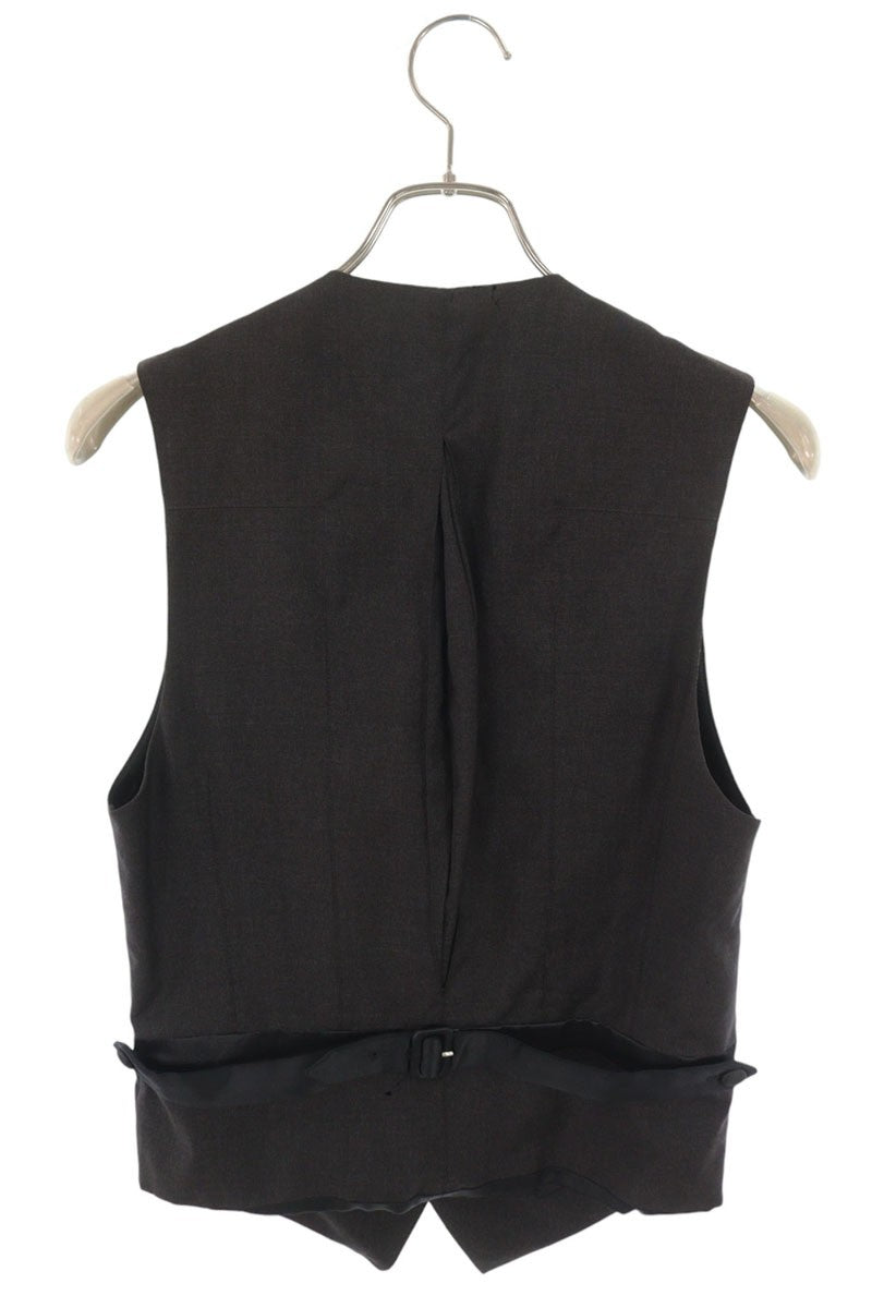Dior HOMME 08SS Wool Gilet Vest Black Size 44