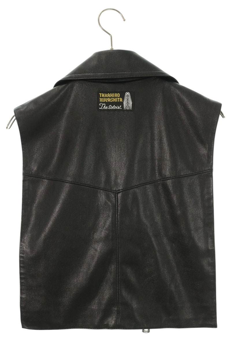 TAKAHIROMIYASHITA TheSoloIst 17SS Double Vest Black Size 46