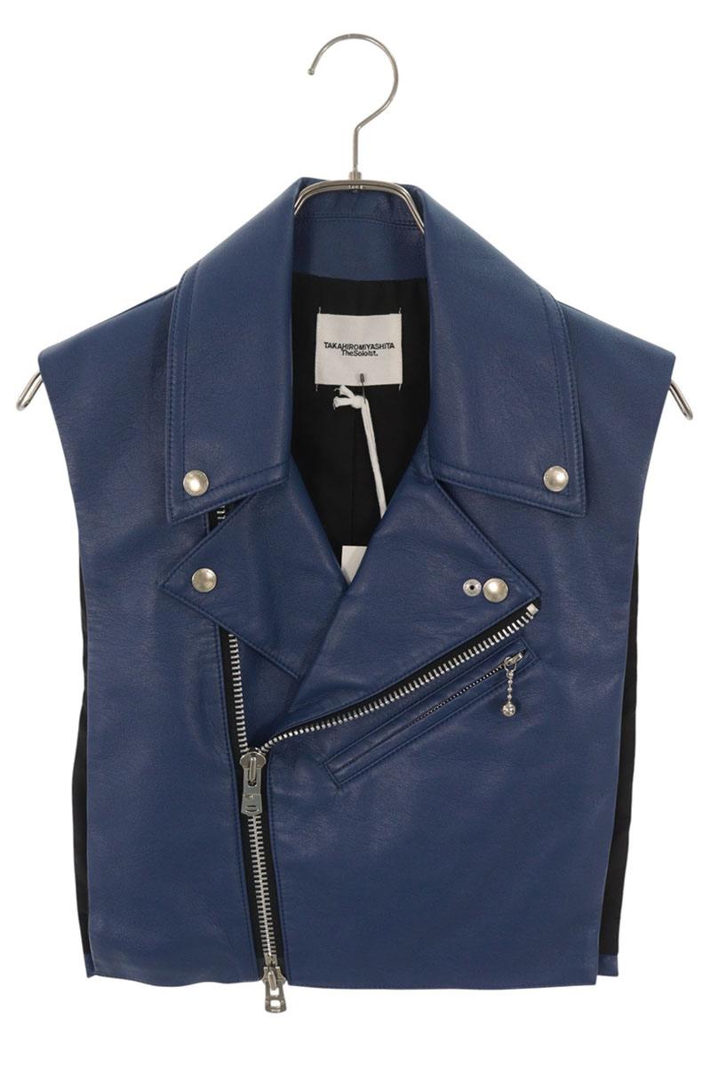 TAKAHIROMIYASHITA TheSoloIst 17SS Double Vest Blue Size 46