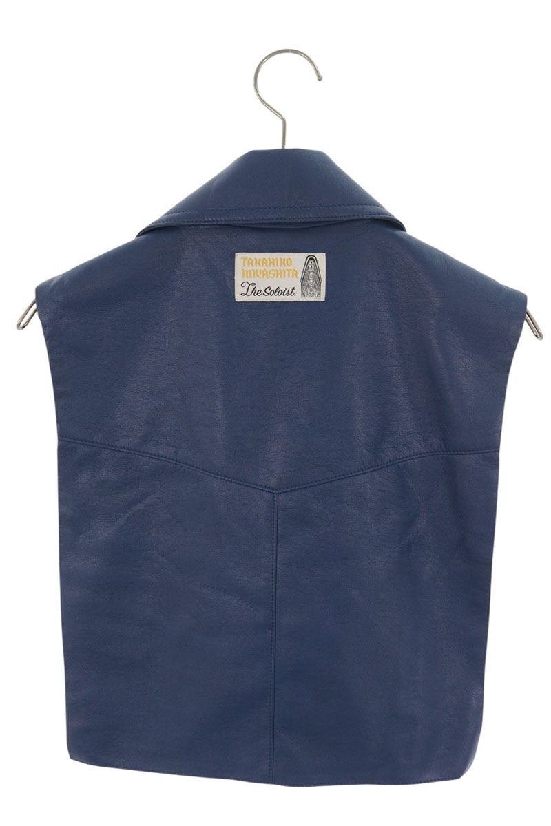 TAKAHIROMIYASHITA TheSoloIst 17SS Double Vest Blue Size 46