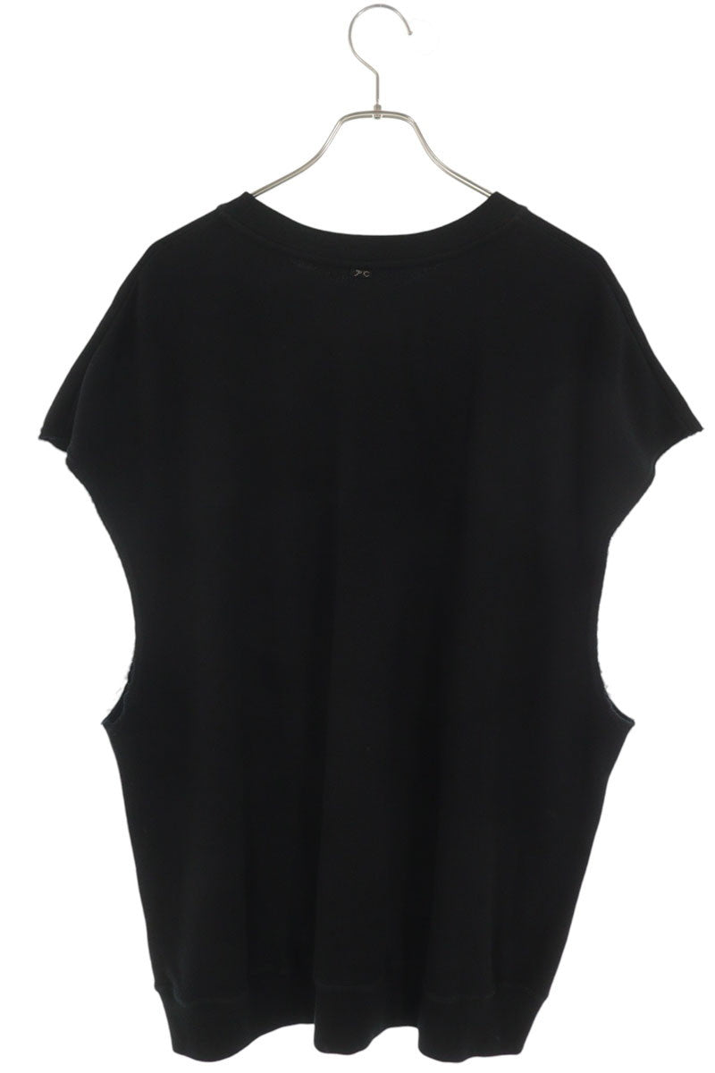 Porter Classic H W PEACE Cotton Sweat Vest Black Size 2