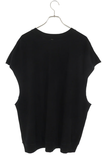 Porter Classic H W PEACE Cotton Sweat Vest Black Size 2