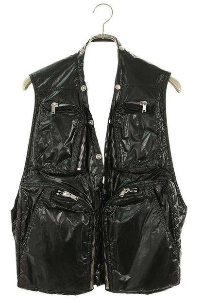 Rick Owens MCT Coated Cargo Vest Black Size 50