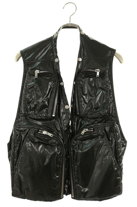 Rick Owens MCT Coated Cargo Vest Black Size 50