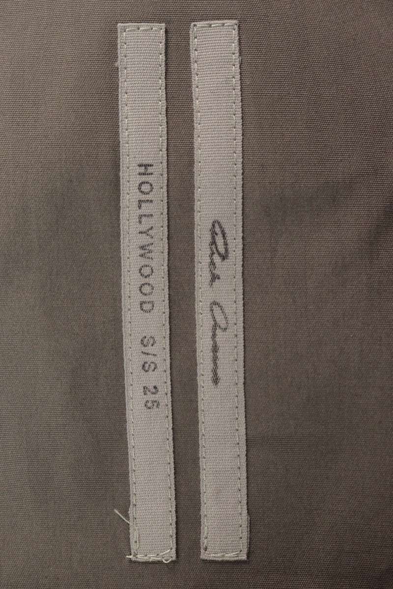 Rick Owens 25SS LBAM Lamb Leather Cargo Vest Silver Size 50