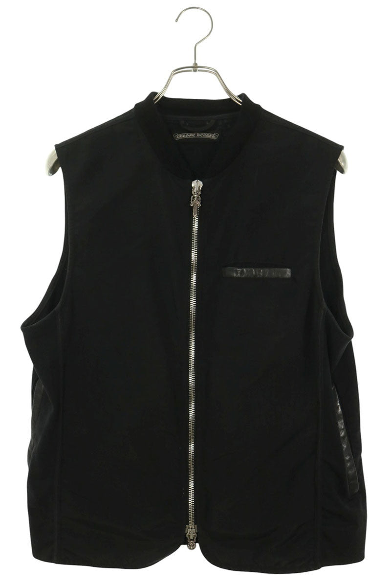 Chrome Hearts Papa Back Cross Patch Nylon Vest Size M