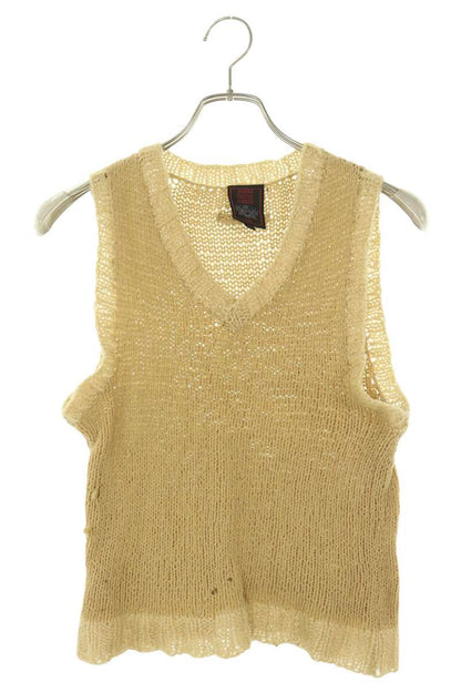 Jean Paul Gaultier Classique Knit Vest Beige Size 48