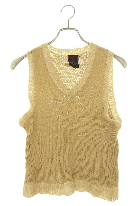 Jean Paul Gaultier Classique Knit Vest Beige Size 48
