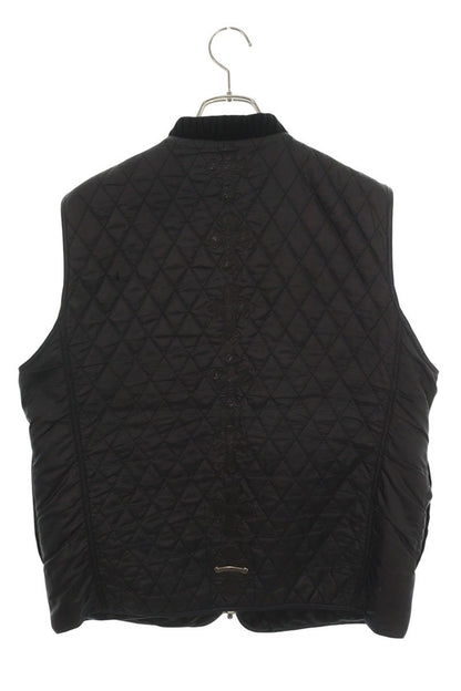 Chrome Hearts Papa Cross Patch Nylon Vest Black Size L